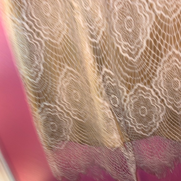 Love Culture Ivory and Tan Lace Dress - Picture 5 of 9